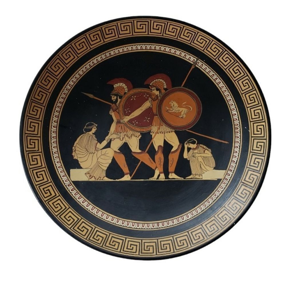 Greek Plate Handmade Pottery in Greece